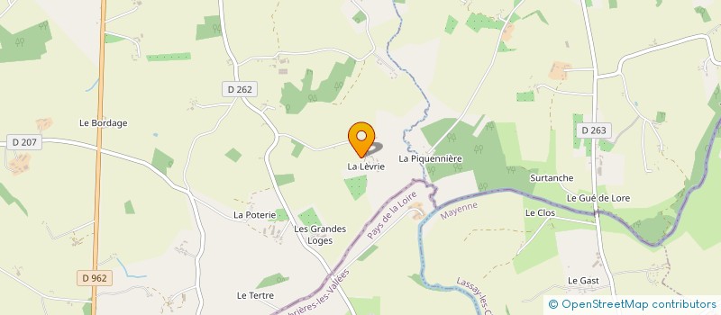 localisation de l'entreprise SCI LA LEVERIE à CEAUCE