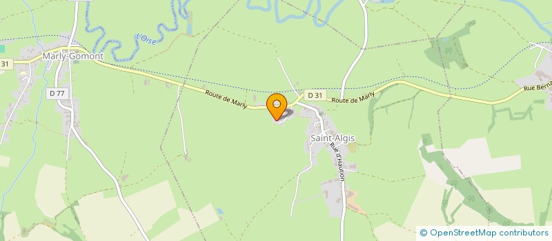localisation de l'entreprise SCI LA LEVINERAIE  SAINT-ALGIS