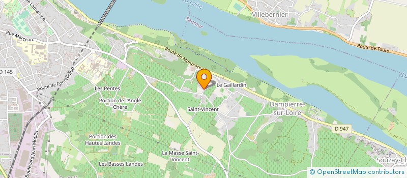 localisation de l'entreprise SCI LA LEVVE NEUVE  SAUMUR