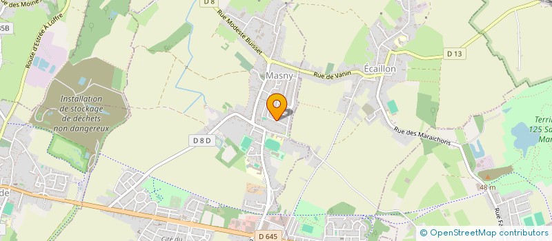 localisation de l'entreprise SCI LA LEZARDIERE  MASNY