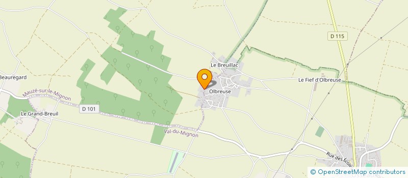 localisation de l'entreprise SCI LA LIBELLULE  ARCAIS