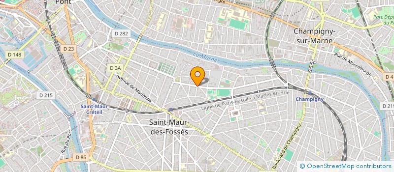 localisation de l'entreprise SCI LA LIBELLULE à SAINT-MAUR-DES-FOSSES