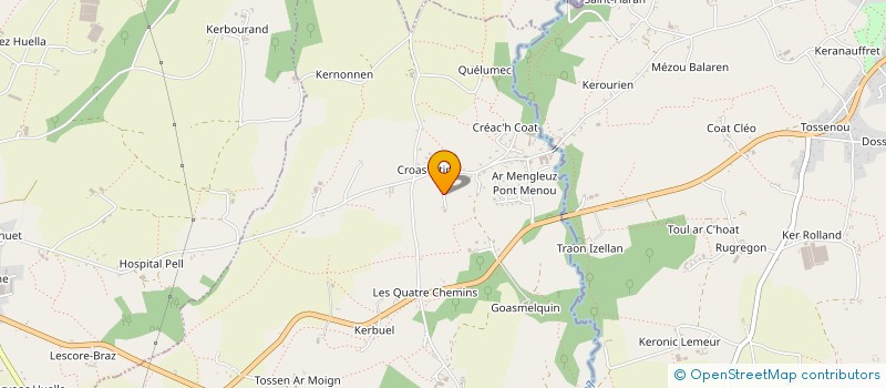 localisation de l'entreprise SCI LA LIBELUB  PLOUEGAT-GUERAND