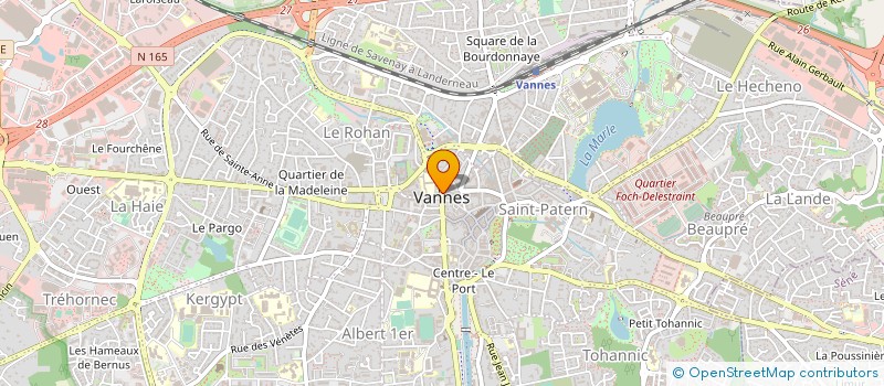 localisation de l'entreprise SCI LA LIBERALE à VANNES