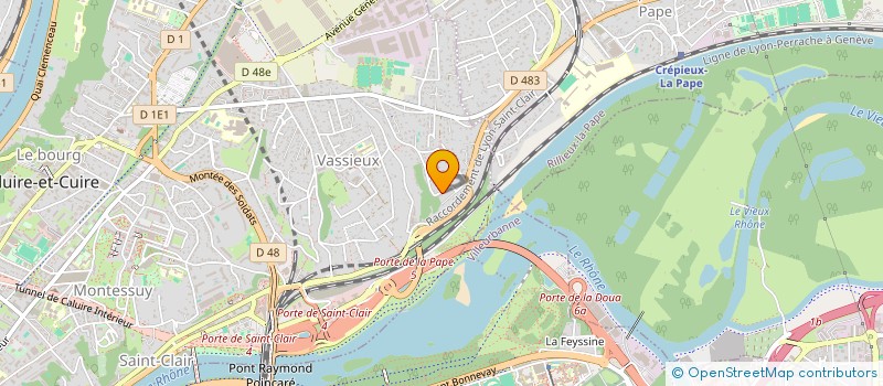 localisation de l'entreprise SCI LA LIBERALE  CALUIRE-ET-CUIRE