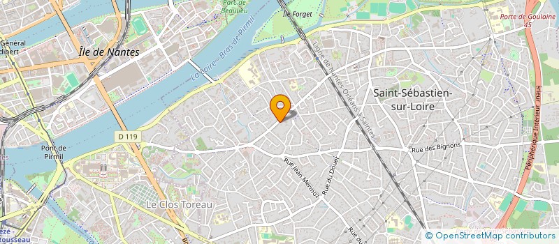 localisation de l'entreprise SCI LA LIBERATION  SAINT-SEBASTIEN-SUR-LOIRE