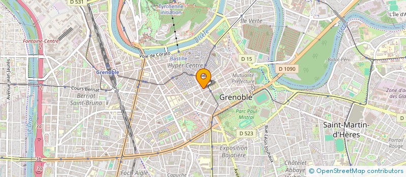 localisation de l'entreprise SCI LA LIBERTE 3 à GRENOBLE
