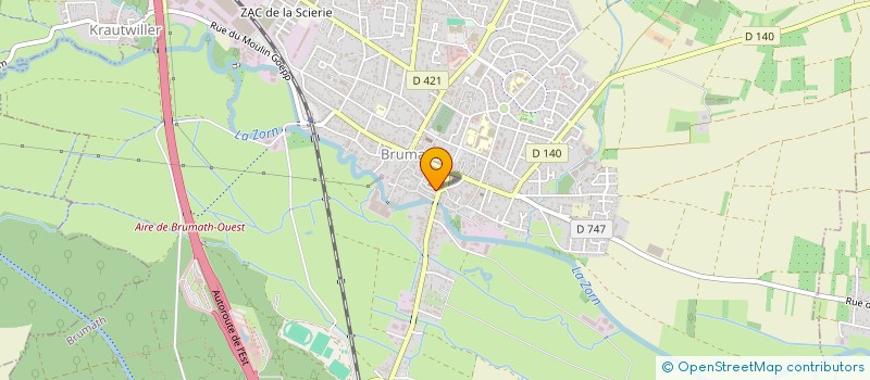 localisation de l'entreprise SCI LA LIBERTE  BRUMATH