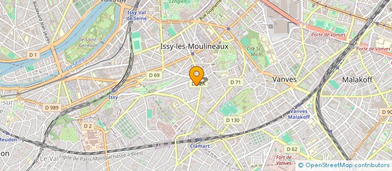localisation de l'entreprise SCI LA LIBERTE à ISSY-LES-MOULINEAUX