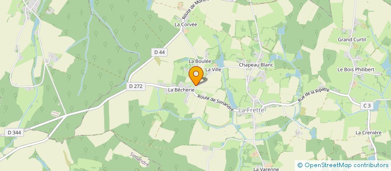 localisation de l'entreprise SCI LA LIBERTE  LA FRETTE