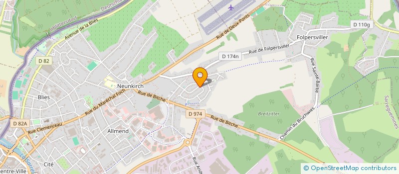 localisation de l'entreprise SCI LA LIBERTE à SARREGUEMINES