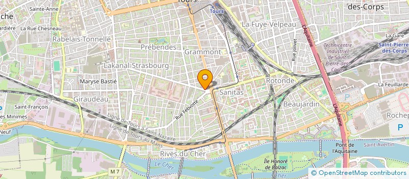 localisation de l'entreprise SCI LA LIBERTE  TOURS