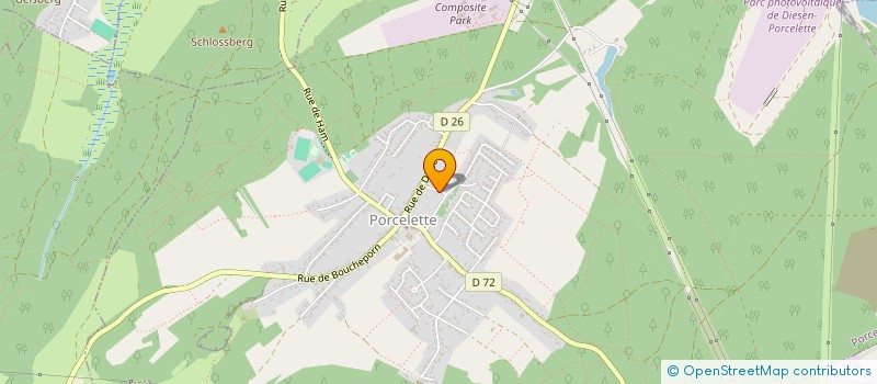 localisation de l'entreprise SCI LA LIBERTE  PORCELETTE