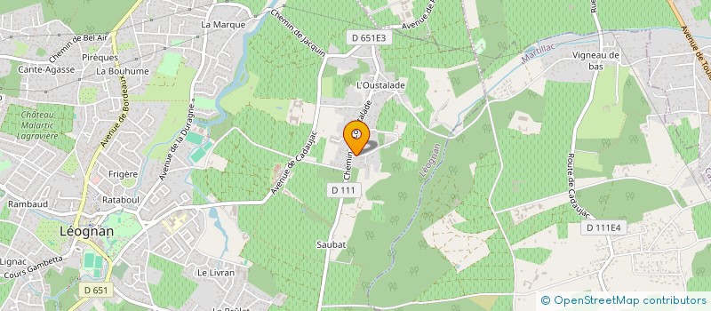 localisation de l'entreprise SCI LA LIBERTE  LEOGNAN