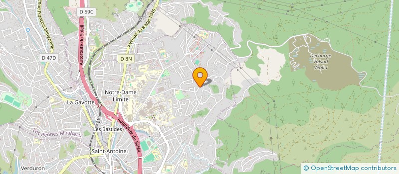 localisation de l'entreprise SCI LA LICORNE  CABRIES