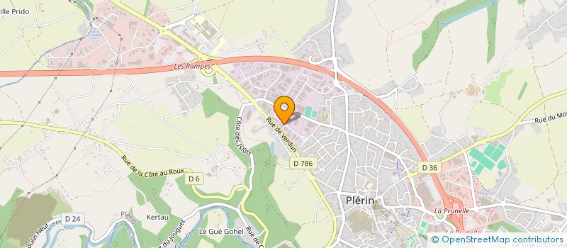 localisation de l'entreprise SCI LA LICORNE  PLERIN