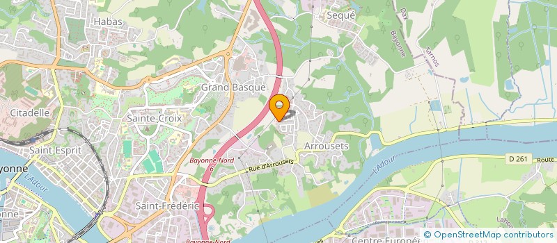 localisation de l'entreprise SCI LA LICORNE à BAYONNE