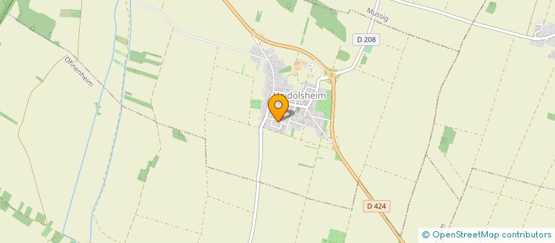 localisation de l'entreprise SCI LA LICORNE DE KIENTZVILLE  HEIDOLSHEIM