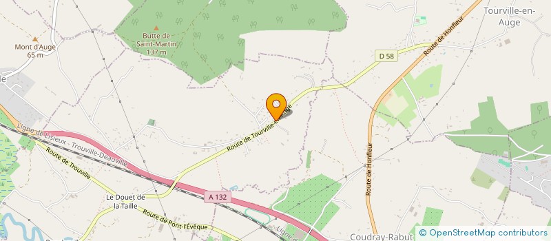 localisation de l'entreprise SCI  LA LICORNE  SAINT-MARTIN  SAINT-MARTIN-AUX-CHARTRAINS