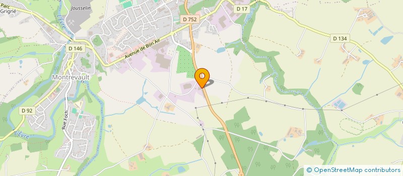 localisation de l'entreprise SCI LA LIGERIENE  MAUGES-SUR-LOIRE