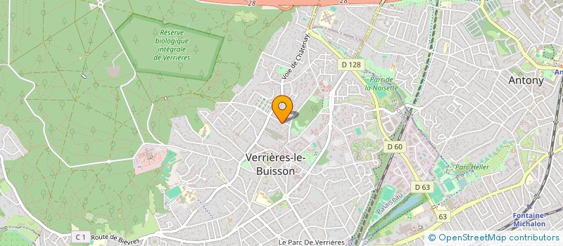 localisation de l'entreprise SCI LA LIGNE BLEUE DES VOSGES à VERRIERES-LE-BUISSON