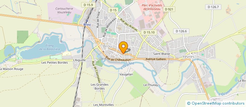 localisation de l'entreprise SCI LA LIGURE à BROU