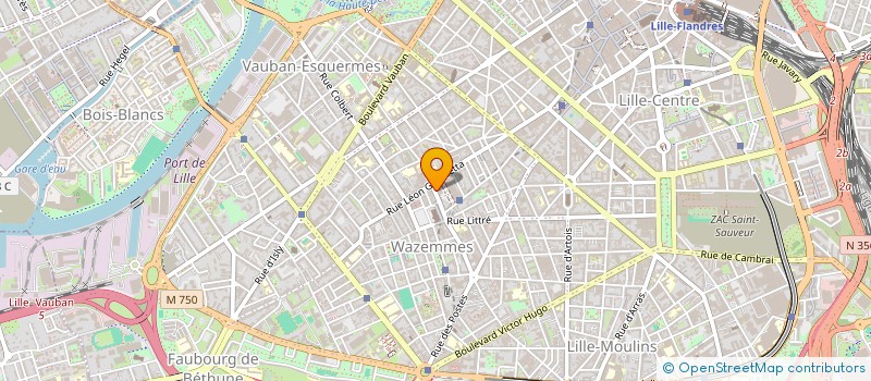 localisation de l'entreprise SCI LA LILLOISE à LILLE