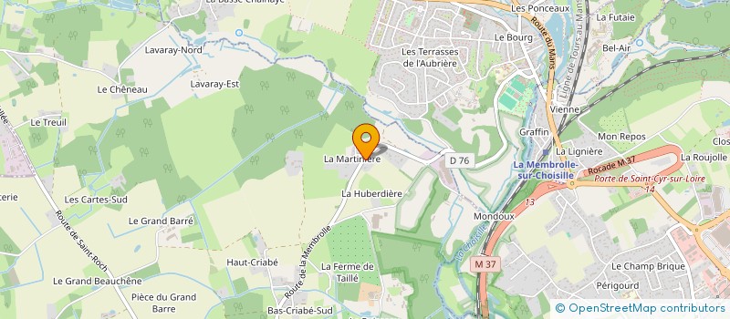 localisation de l'entreprise SCI LA LIMOUGERE ALEM  FONDETTES