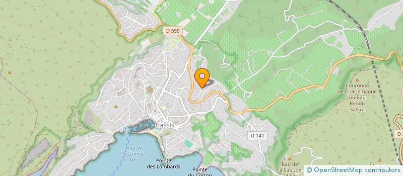 localisation de l'entreprise SCI LA LINGBA à CASSIS