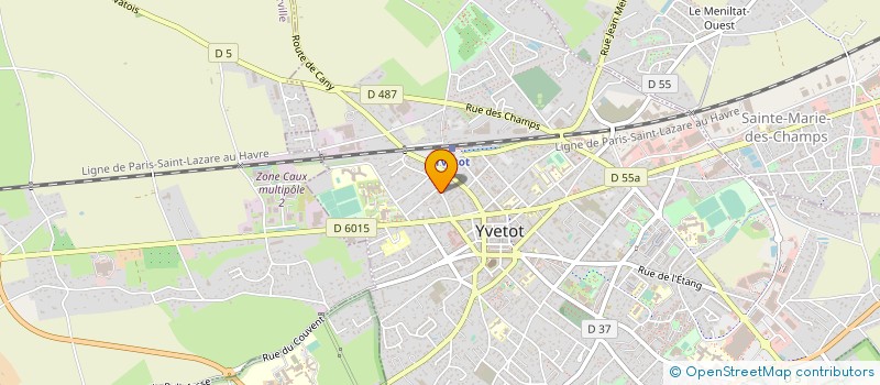 localisation de l'entreprise SCI LA LINIERE  YVETOT