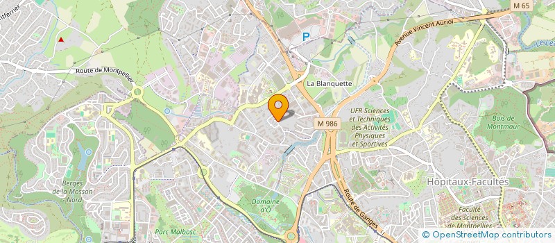 localisation de l'entreprise SCI LA LIRONDE à MONTPELLIER
