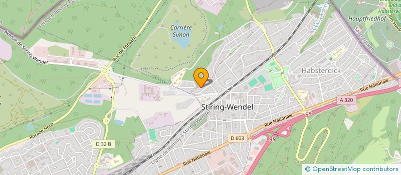 localisation de l'entreprise SCI LA LISIERE  STIRING-WENDEL