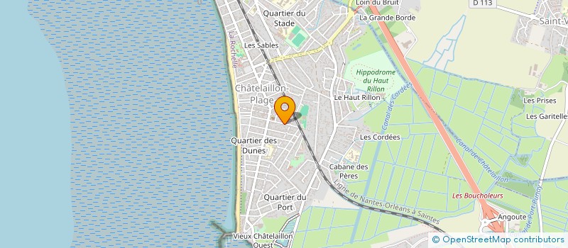 localisation de l'entreprise SCI LA LITTORINE à CHATELAILLON-PLAGE