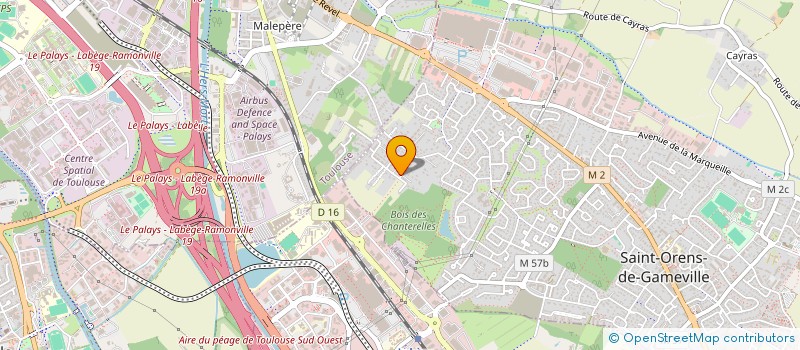 localisation de l'entreprise SCI LA LITTORRELLE  SAINT-ORENS-DE-GAMEVILLE