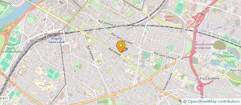 localisation de l'entreprise SCI LA LOCATIVE à ANGERS
