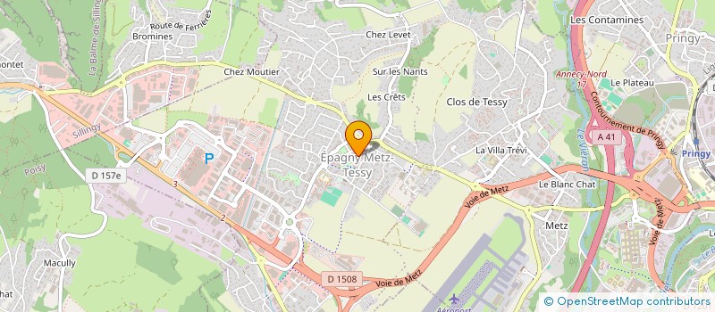 localisation de l'entreprise SCI LA LOGE  EPAGNY METZ-TESSY