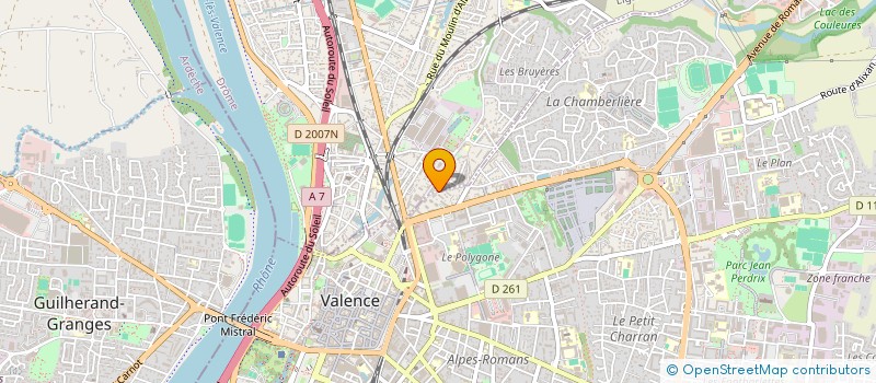 localisation de l'entreprise SCI LA LOGE à VALENCE