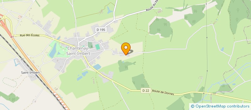 localisation de l'entreprise SCI LA LOGERE à CHANTENAY-SAINT-IMBERT