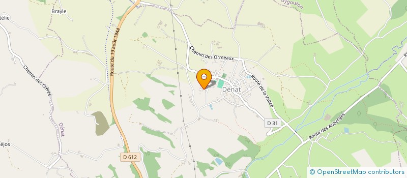 localisation de l'entreprise SCI LA LOINTAINE  DENAT