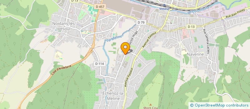 localisation de l'entreprise SCI LA LONDE à ECHENOZ-LA-MELINE