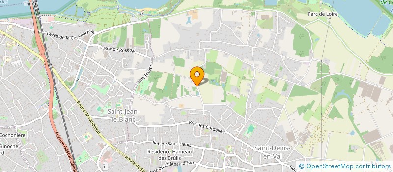 localisation de l'entreprise SCI LA LONGERE à SAINT-DENIS-EN-VAL