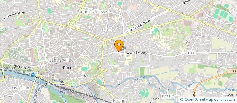 localisation de l'entreprise SCI LA LONSSOISE à PAU