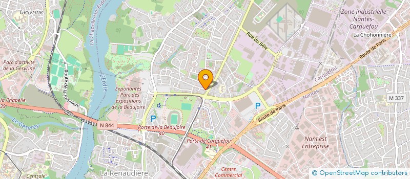 localisation de l'entreprise SCI LA LORIE à NANTES