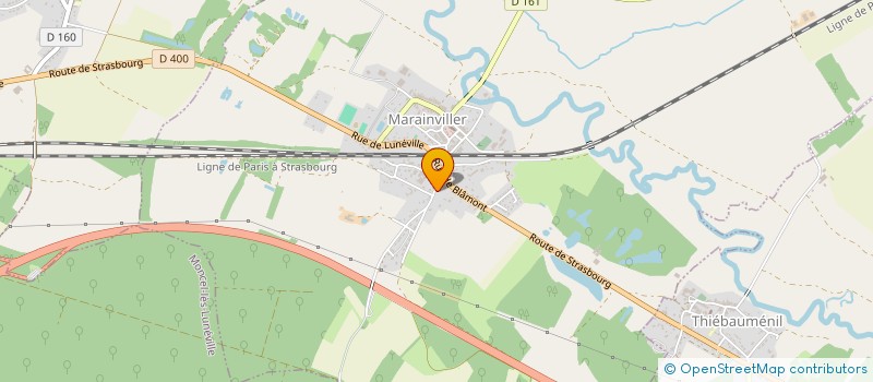 localisation de l'entreprise SCI LA LORRAINE  MARAINVILLER