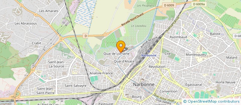localisation de l'entreprise SCI LA LORRAINE à NARBONNE