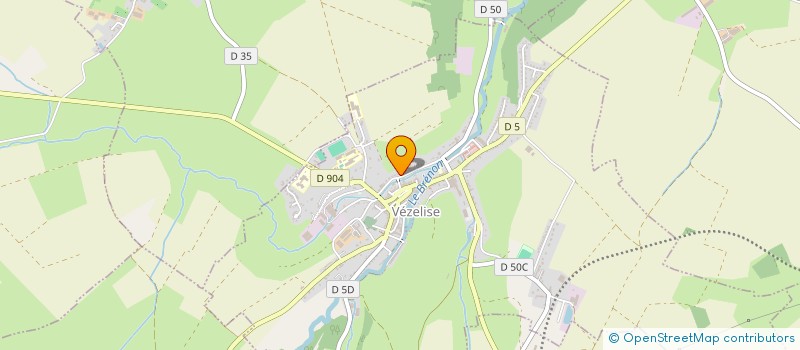 localisation de l'entreprise SCI LA LORRAINE  VEZELISE