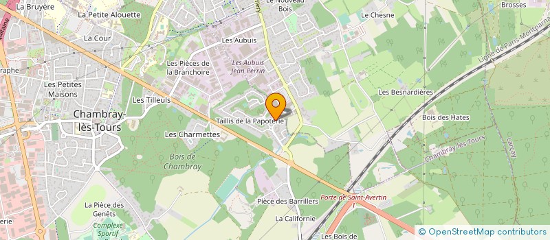 localisation de l'entreprise SCI LA LOSSENDIERE  CHAMBRAY-LES-TOURS
