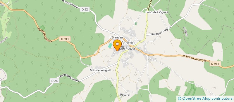 localisation de l'entreprise SCI LA LOTOISE  CONCOTS