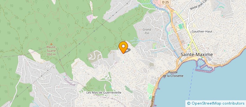 localisation de l'entreprise SCI LA LOUBIERE à SAINTE-MAXIME
