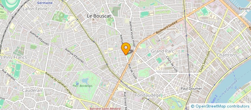 localisation de l'entreprise SCI LA LOUBINE  LE BOUSCAT